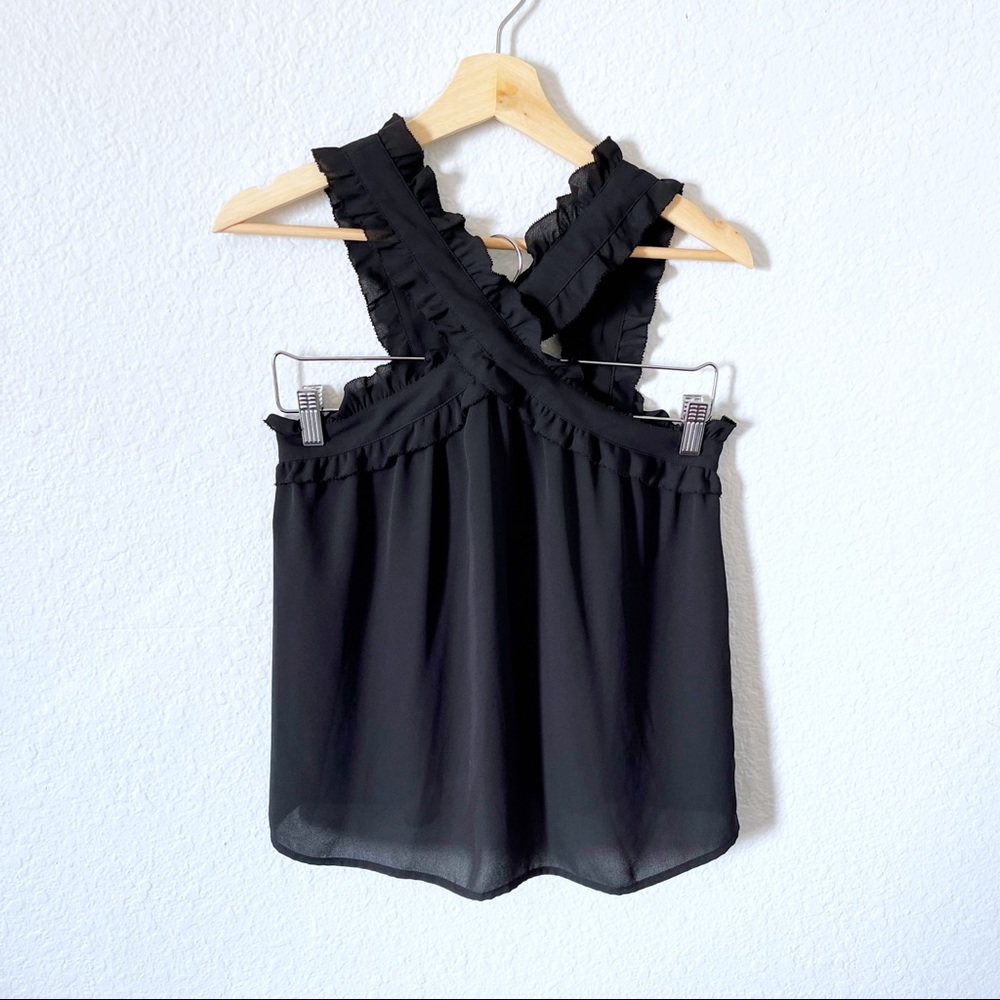 ✨NWOT J.Crew Criss Cross Sleeveless Top